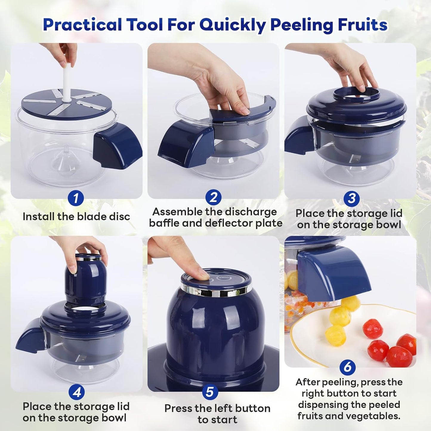 Eclipse Kitchen Automatic Portable Electric Peeler