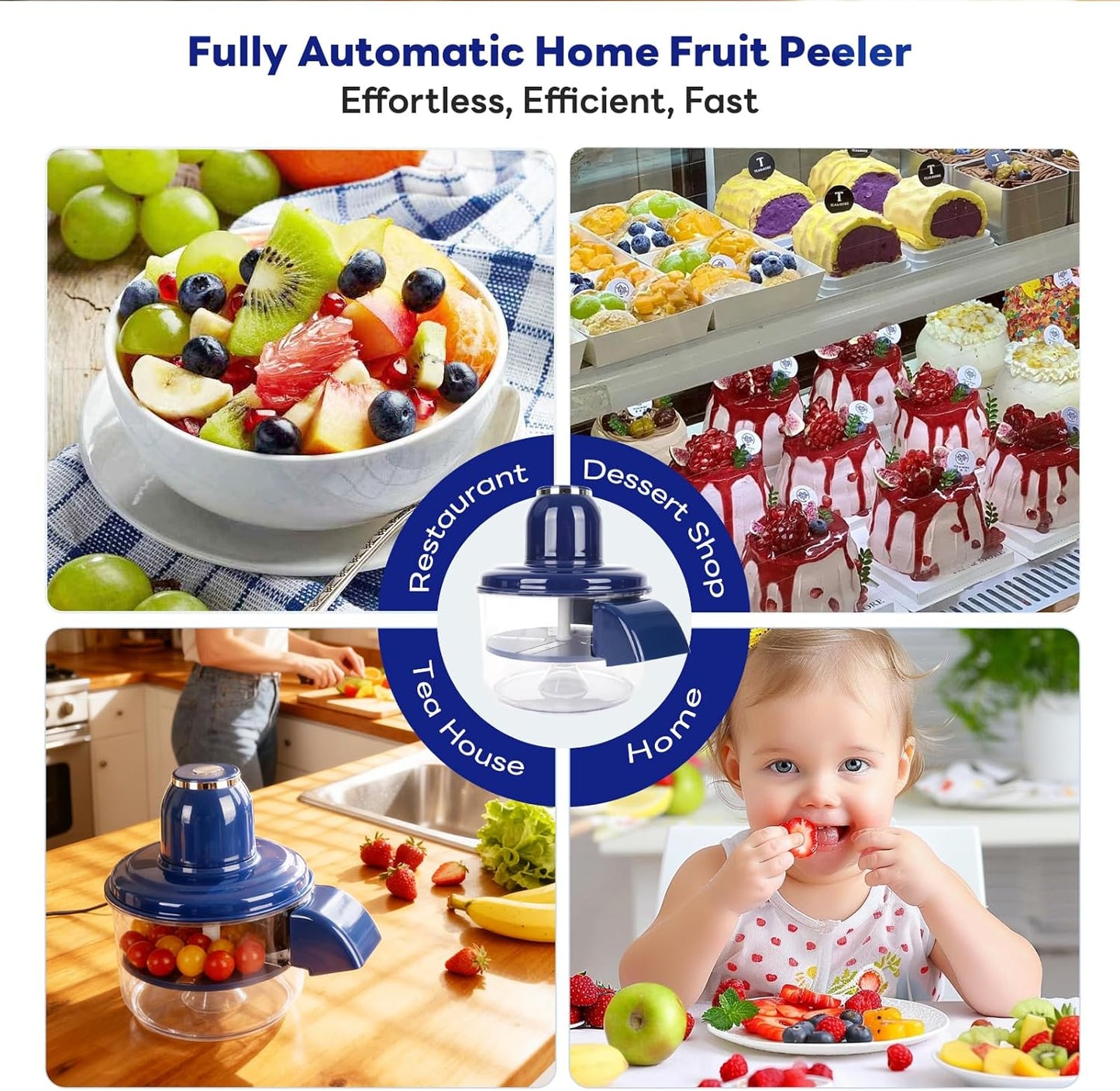 Eclipse Kitchen Automatic Portable Electric Peeler