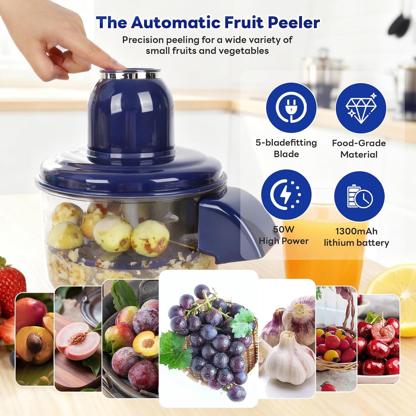 Eclipse Kitchen Automatic Portable Electric Peeler